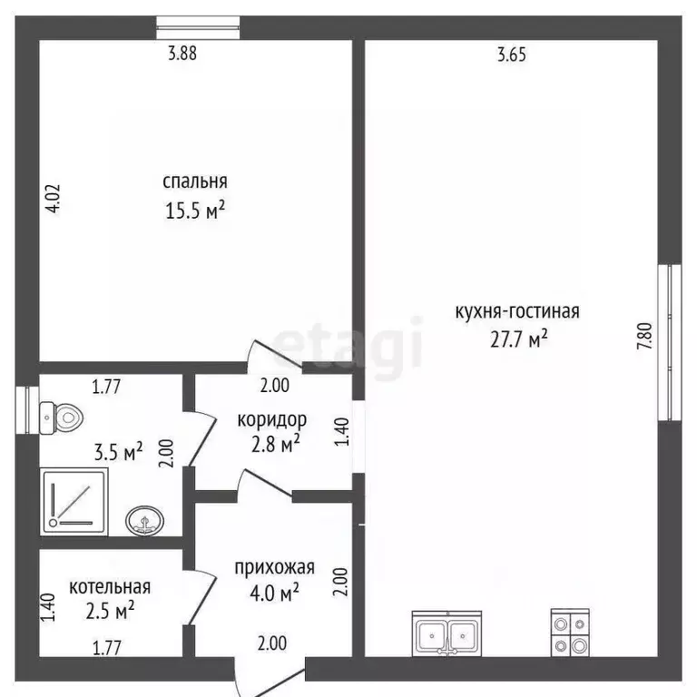 Дом в Тюменская область, Нижнетавдинский муниципальный округ, с. ... - Фото 2