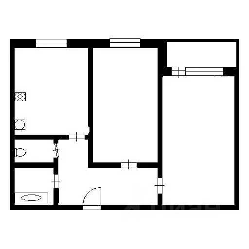 2-к кв. Московская область, Красногорск бул. Космонавтов, 13 (61.3 м) - Фото 2