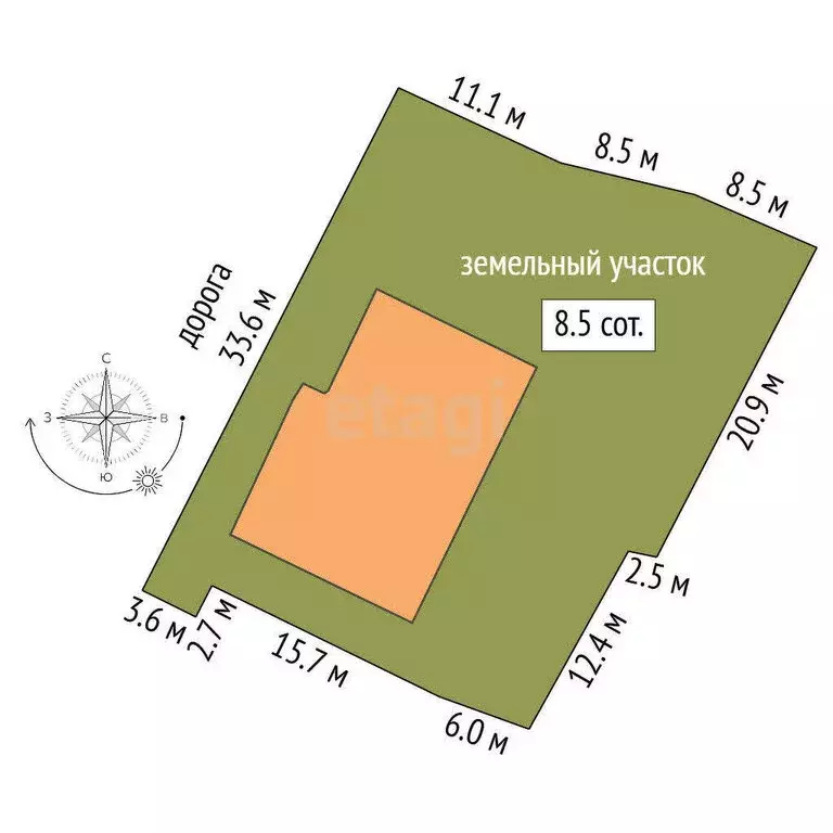 Дом в Заводоуковск, улица Ломоносова (178 м) - Фото 1