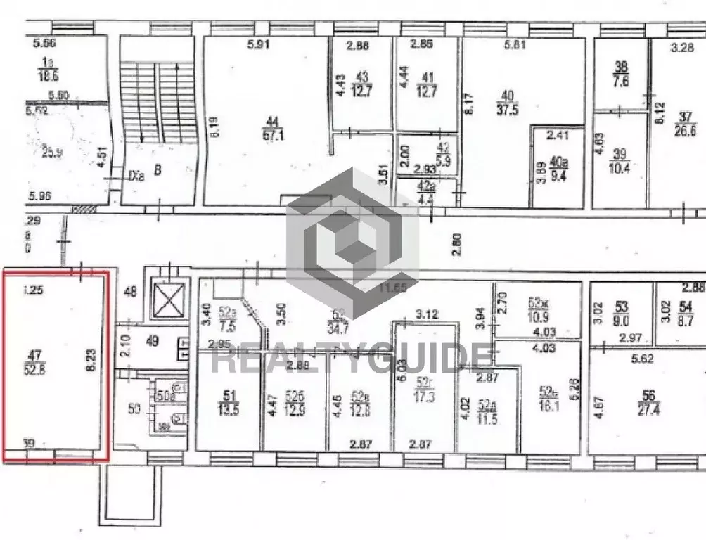 Офис в Москва 2-й Верхний Михайловский проезд, 9С2 (53 м) - Фото 1