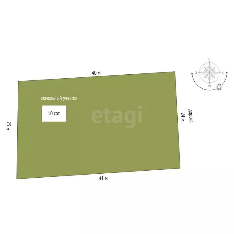 Участок в посёлок Круглое Поле, улица Татарстан (10 м) - Фото 1