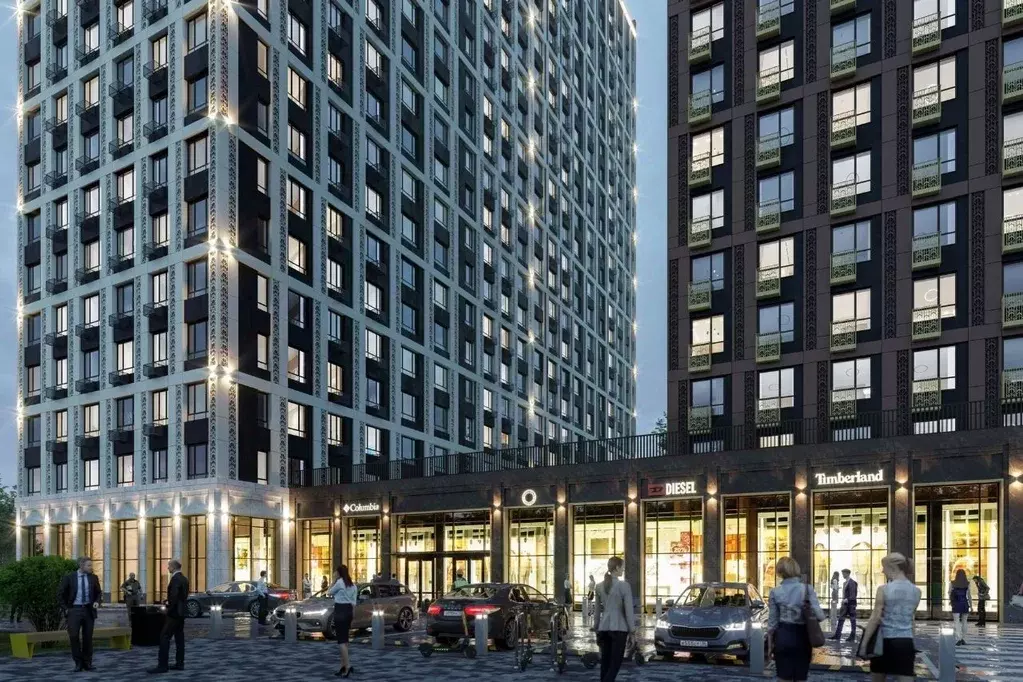 1-к кв. Воронежская область, Воронеж Притяжение жилой комплекс (40.8 ... - Фото 1