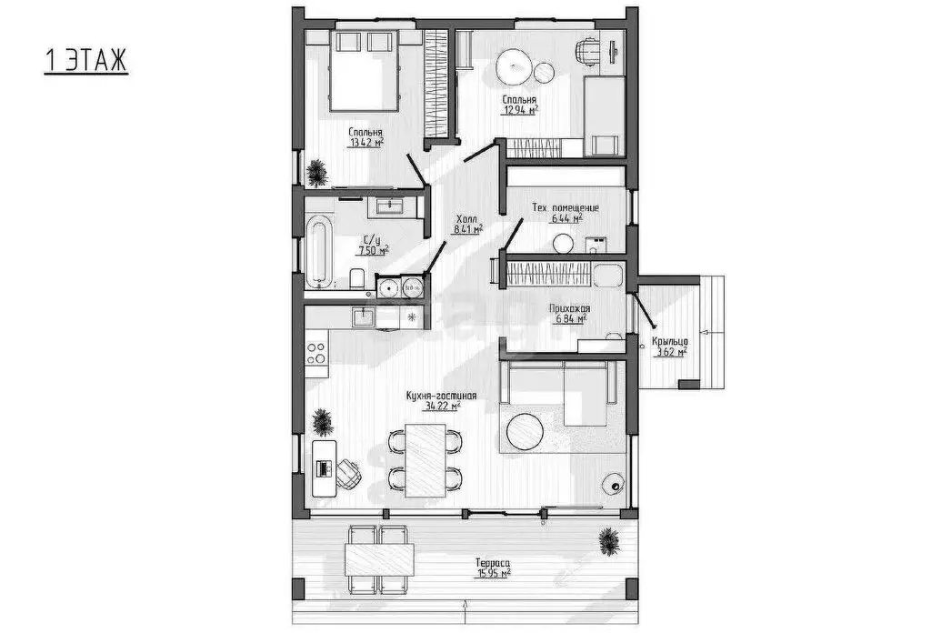 Участок в Ульяновск, Сельдинское шоссе (6 м) - Фото 1