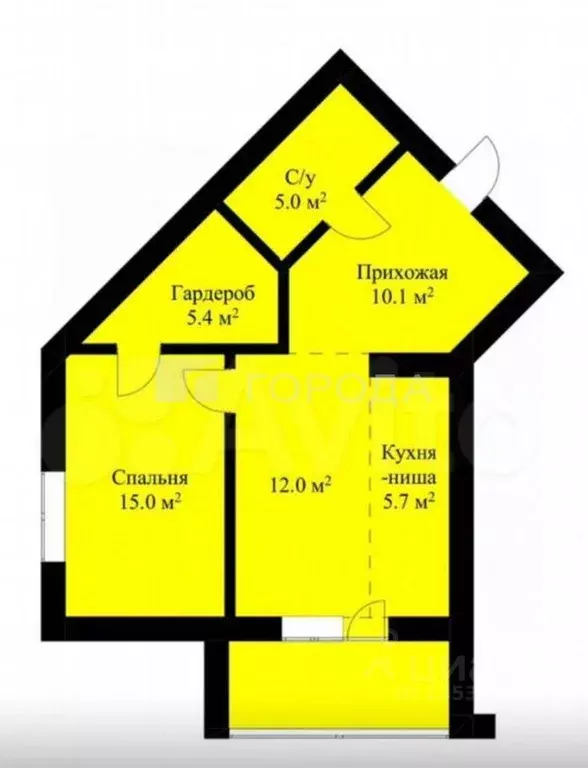 2-к кв. Алтайский край, Барнаул ул. Энтузиастов, 59 (60.0 м) - Фото 2