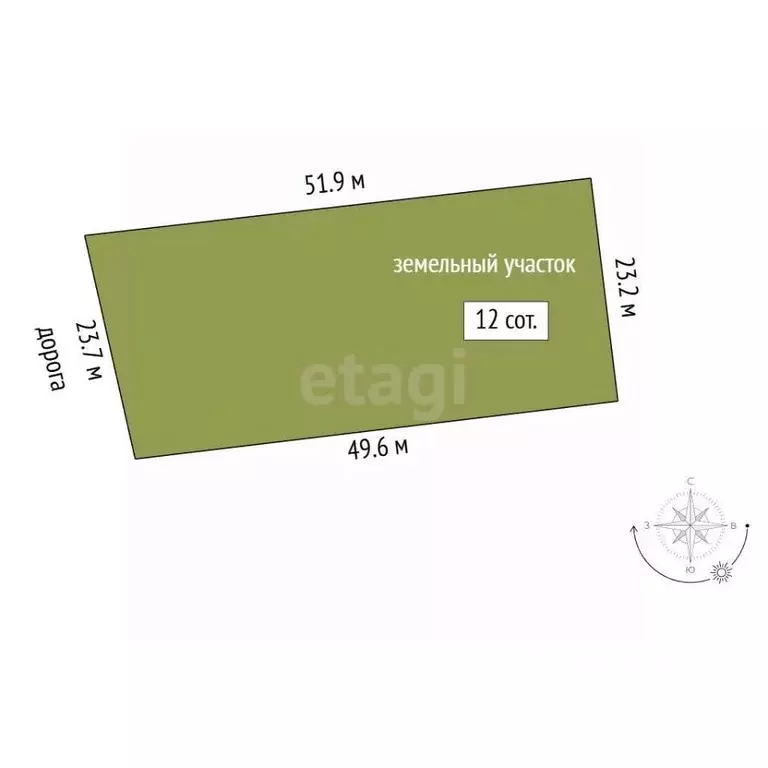 Участок в Саха (Якутия), Якутск ул. 50 лет Советской Армии (12.0 сот.) - Фото 2