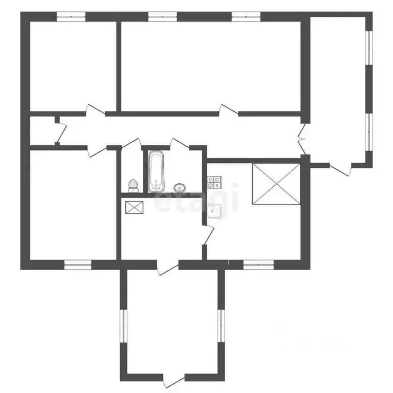 Таунхаус в Калужская область, Барятинский муниципальный округ, ... - Фото 2