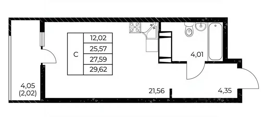 Студия Ростовская область, Ростов-на-Дону Звезда Столицы 2 жилой ... - Фото 1