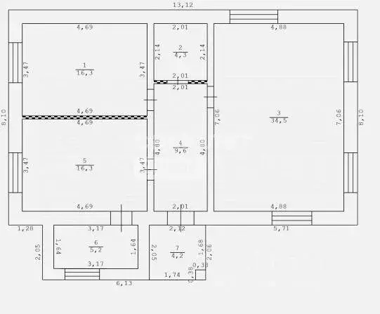 Дом в Чувашия, Чебоксарский муниципальный округ, с. Хыркасы ул. Сад ... - Фото 2