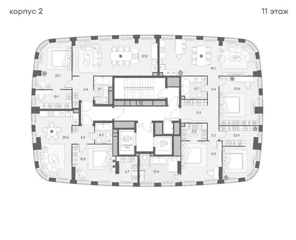 1-к кв. Москва Новослободская ул., 19 (63.8 м) - Фото 2