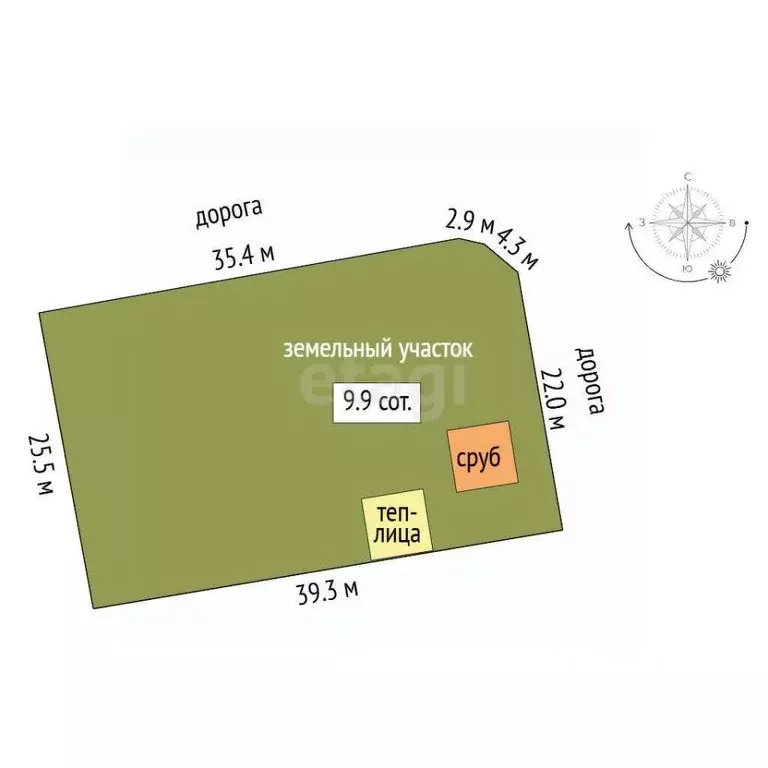 Участок в Тюменская область, Ялуторовский муниципальный округ, ... - Фото 1