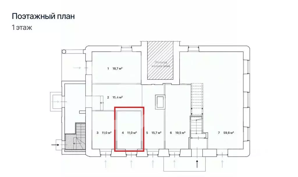 Торговая площадь в Москва Бауманская ул., 33/2С3 (11 м) - Фото 2