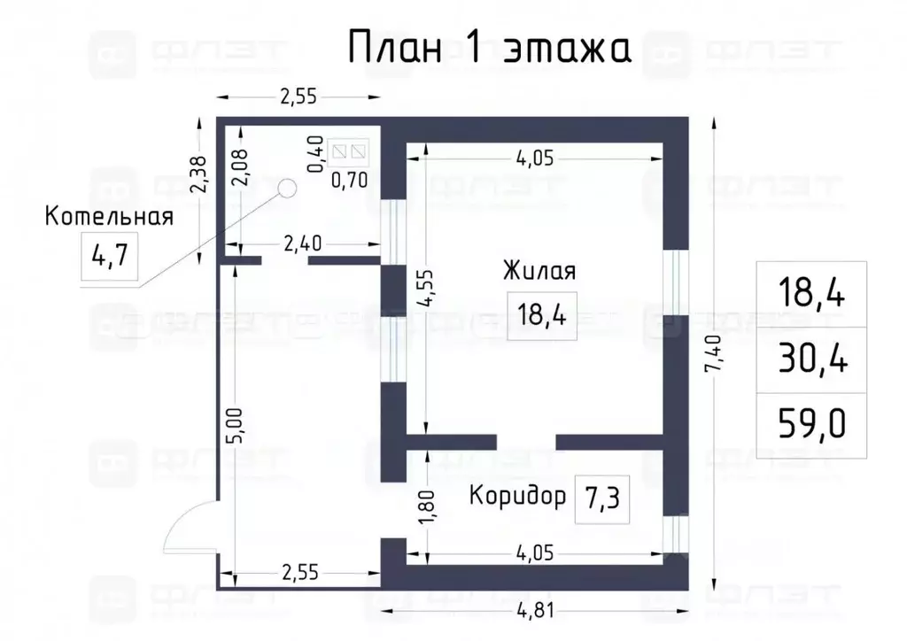 Дом в Татарстан, Казань ул. Хансувар (59 м) - Фото 2