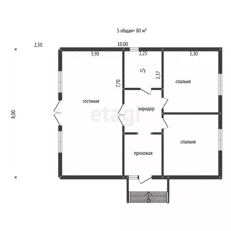 Дом в Башкортостан, Уфимский район, Таптыковский сельсовет, Поселок ... - Фото 2