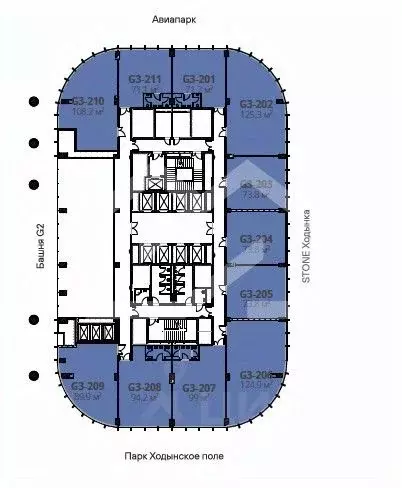 Помещение свободного назначения в Москва Ходынский бул., 20Ас1 (108 м) - Фото 2