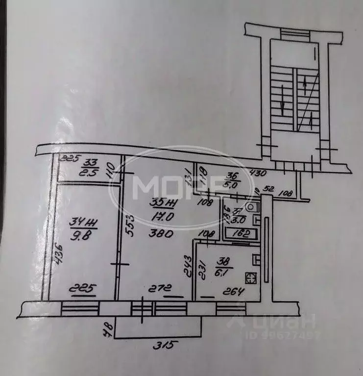 2-к кв. Калининградская область, Калининград ул. Александра Невского, ... - Фото 2