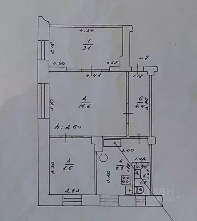 3-к кв. Тверская область, Тверь Транспортная ул., 20 (48.0 м) - Фото 0