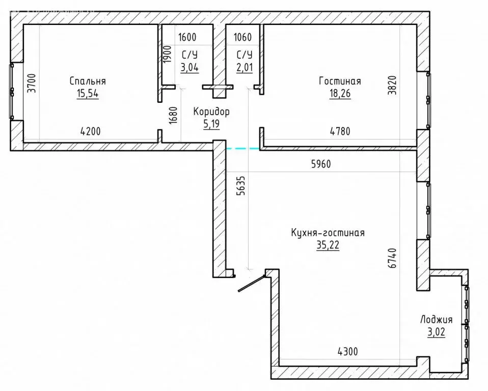 3-комнатная квартира: Нальчик, ул. Шогенова (83 м) - Фото 1