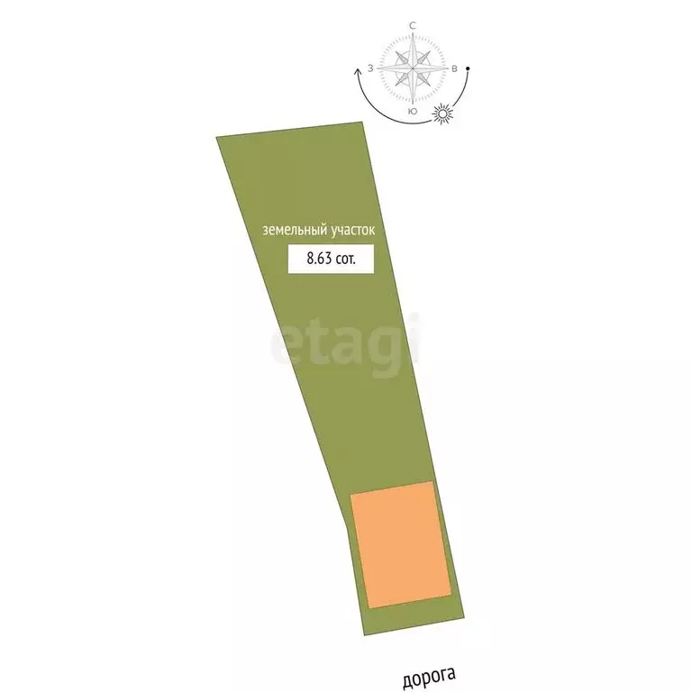 Дом в Кузнецово, Полевая улица (417.5 м) - Фото 1