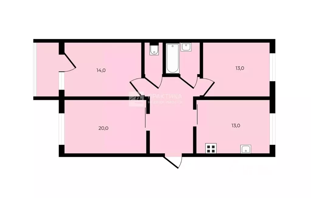 3-к кв. Московская область, Красногорск Опалиха мкр, проезд ... - Фото 2