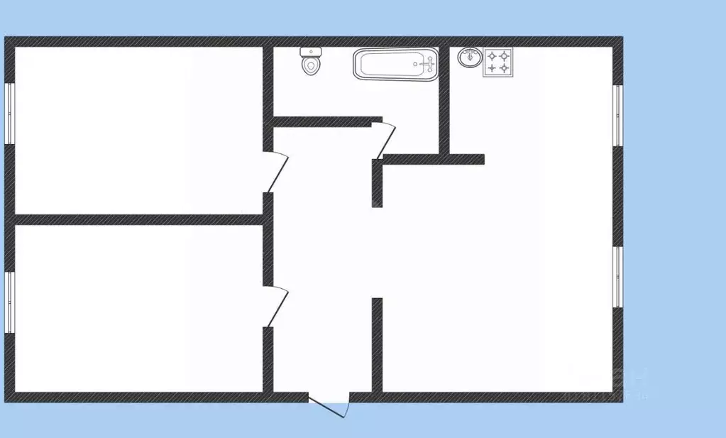 3-к кв. Иркутская область, Ангарск 18-й кв-л, 5 (65.9 м) - Фото 2
