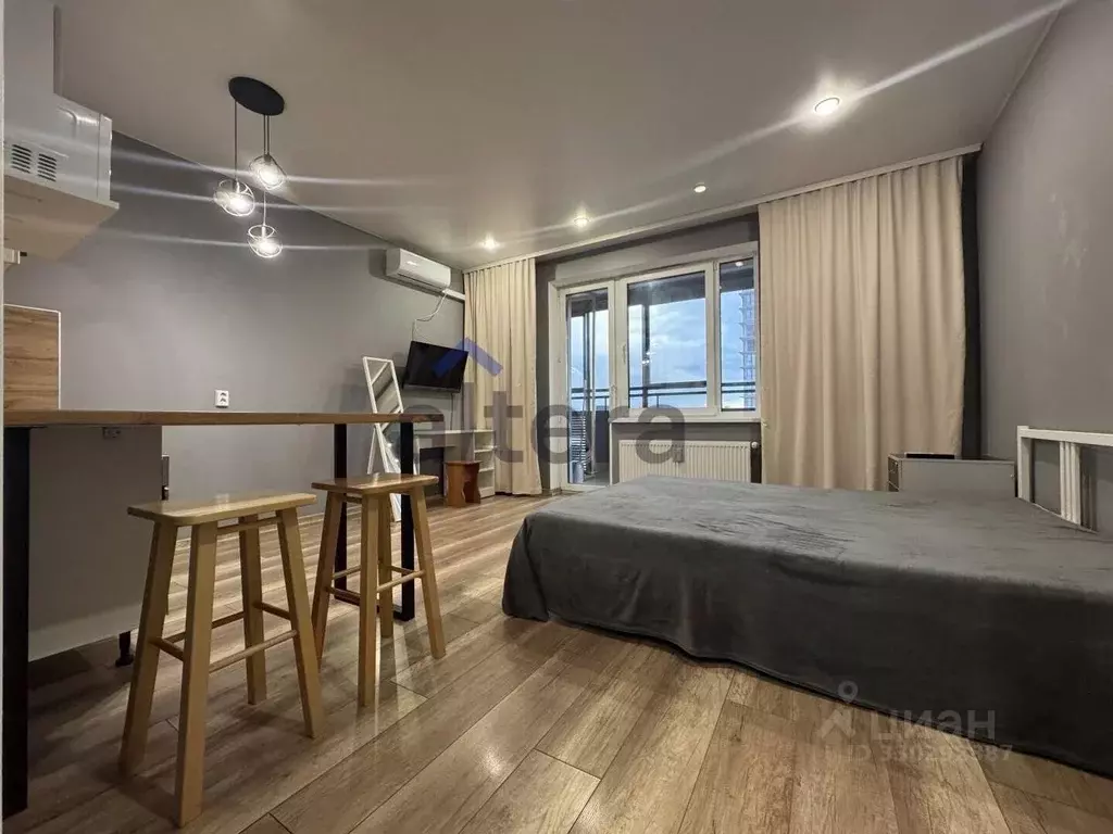 Студия Татарстан, Казань ул. Сабира Ахтямова, 1к2 (32.0 м) - Фото 1