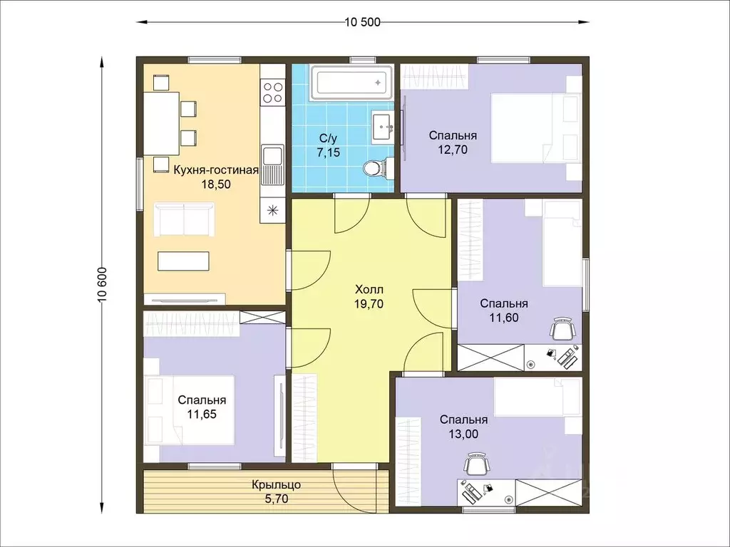 Дом в Ленинградская область, Тосненский район, Федоровское городское ... - Фото 2