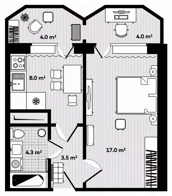 1-к кв. Приморский край, Надеждинский район, пос. Тавричанка ул. Лазо, ... - Фото 1