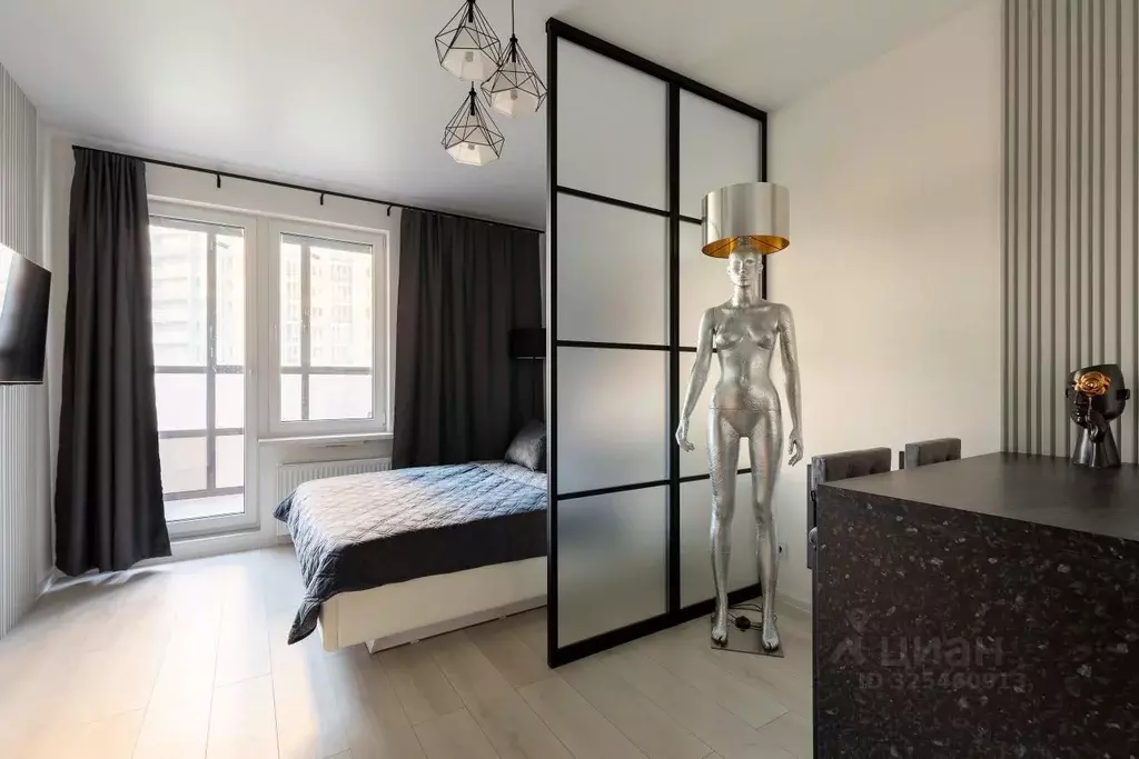 Студия Санкт-Петербург бул. Александра Грина, 4 (30.0 м) - Фото 1