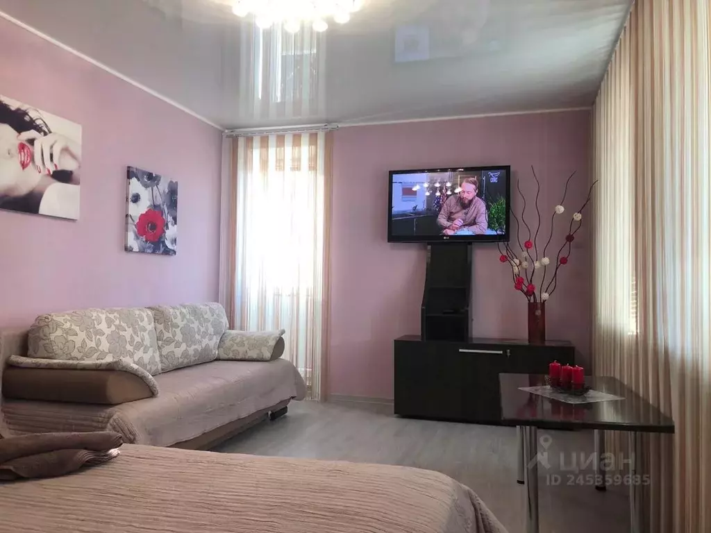 1-к кв. Тамбовская область, Тамбов Базарная ул., 161А (45.0 м) - Фото 0