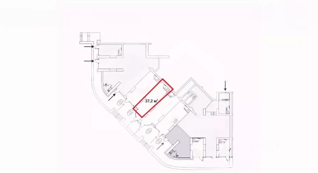 Помещение свободного назначения в Москва Ярцевская ул., 27к1 (37 м) - Фото 2