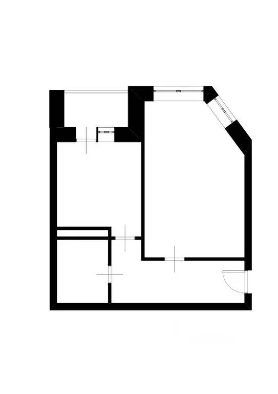 1-к кв. Московская область, Подольск Климовск мкр, ул. Серпуховская, 7 ... - Фото 2