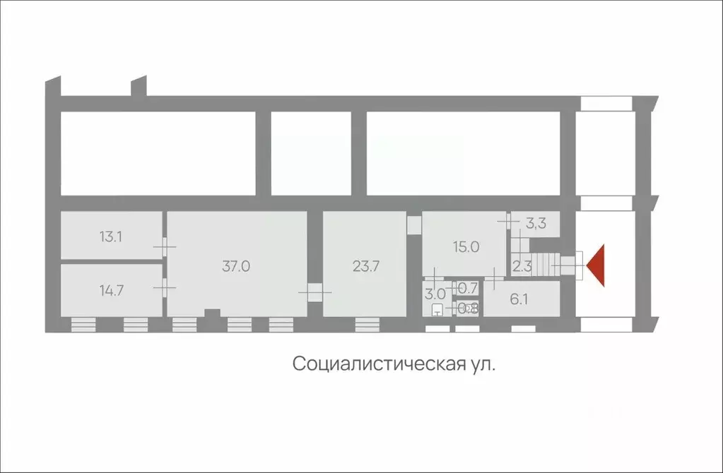 Офис в Санкт-Петербург Социалистическая ул., 1/32 (120 м) - Фото 1