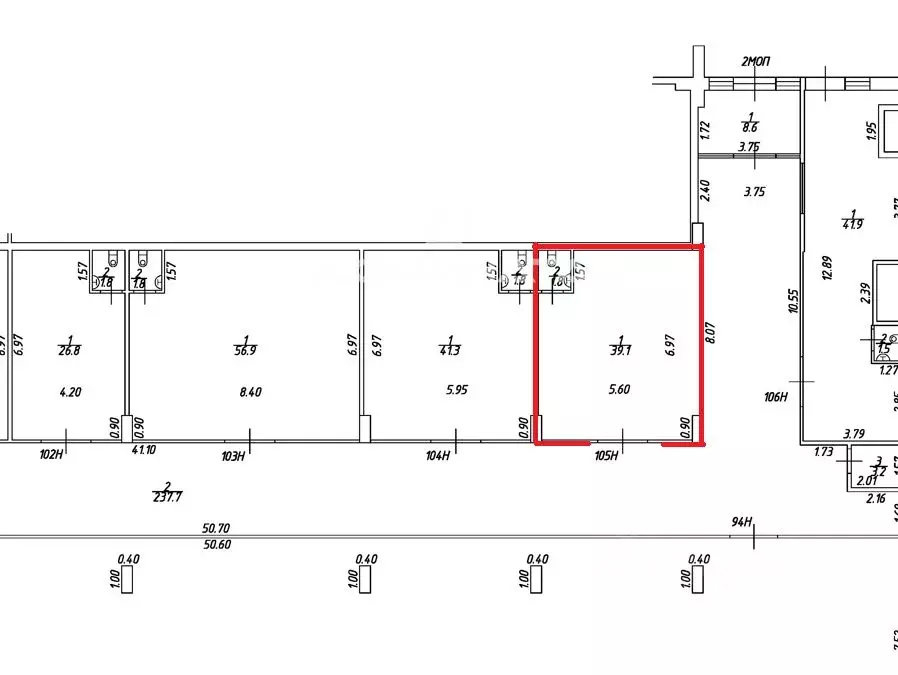 Торговая площадь в Санкт-Петербург пос. Парголово, ул. Брюлловская, 3 ... - Фото 2