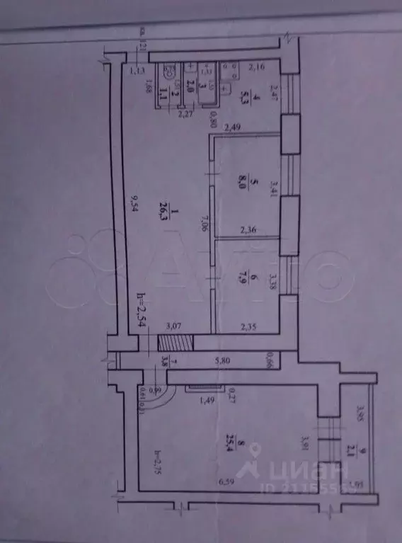 4-к кв. Забайкальский край, Чита Смоленская ул., 29 (80.0 м) - Фото 1