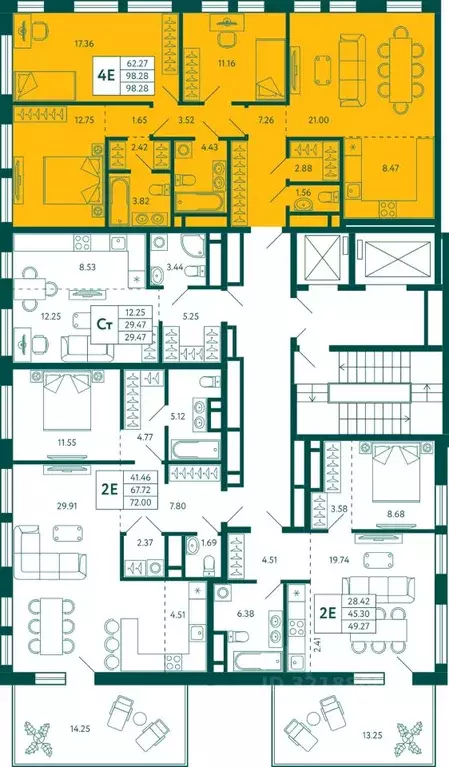 3-к кв. Башкортостан, Уфа Зеленая Роща жилрайон, Терле Парк жилой ... - Фото 2