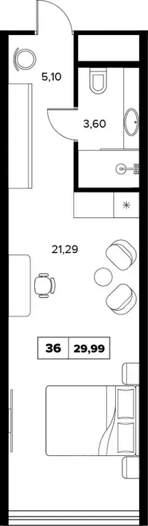 1-к кв. Краснодарский край, Сочи Культурное Уч-Дере мкр, ул. Семашко, ... - Фото 1