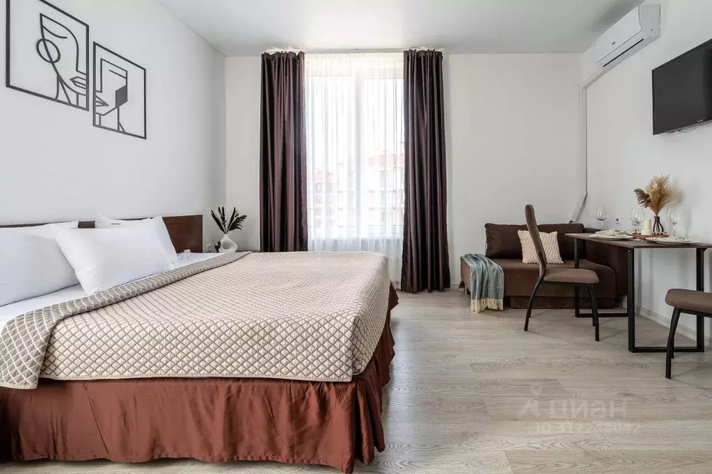 Студия Краснодарский край, Сириус пгт ул. Шкиперская, 11 (27.0 м) - Фото 1