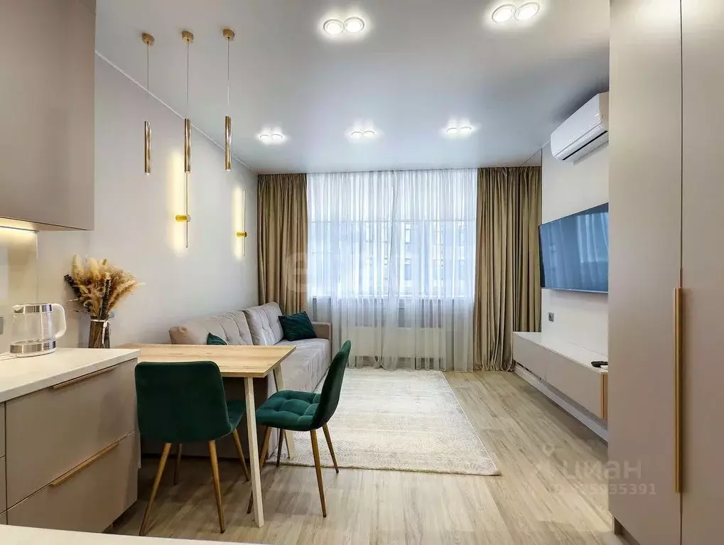 Студия Тюменская область, Тюмень ул. Ю.-Р.Г. Эрвье, 38 (28.0 м) - Фото 2