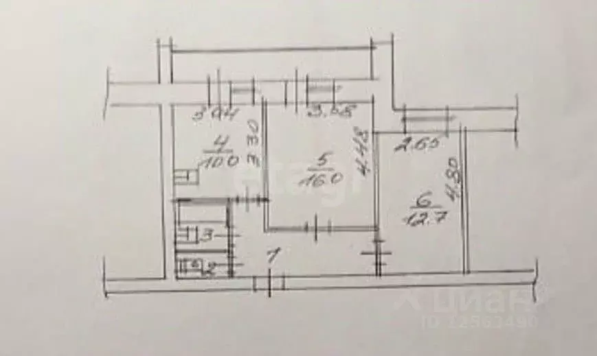 2-к кв. Воронежская область, Воронеж ул. Курчатова, 22А (51.4 м) - Фото 1