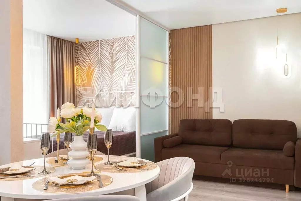 1-к кв. Калининградская область, Зеленоградск ул. Тургенева, 16А (39.0 ... - Фото 2