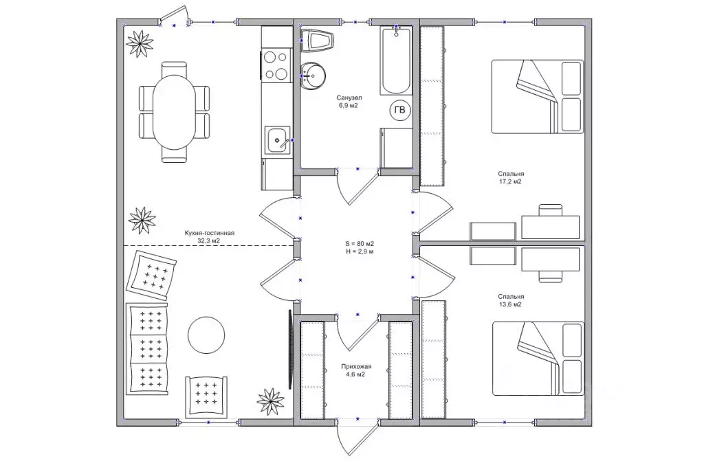 Дом в Амурская область, Благовещенский район, с. Волково ул. ... - Фото 2