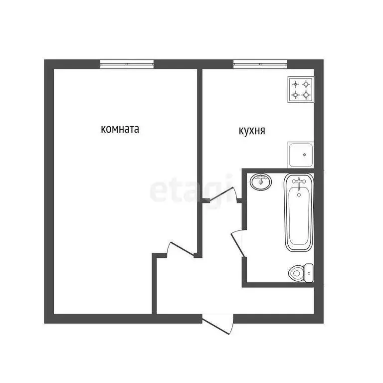 1-комнатная квартира: Златоуст, 3-й микрорайон проспекта имени Ю.А. ... - Фото 0