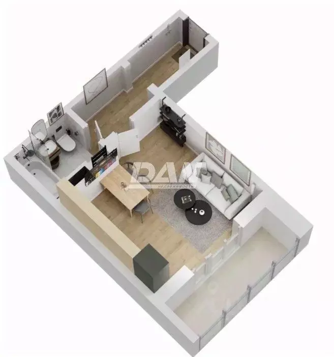 Студия Челябинская область, Челябинск ул. Маршала Чуйкова, 32 (27.2 м) - Фото 2