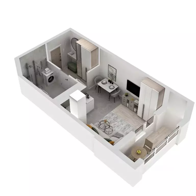 1-к кв. Приморский край, Владивосток ул. Расула Гамзатова, 7к1 (25.7 ... - Фото 2