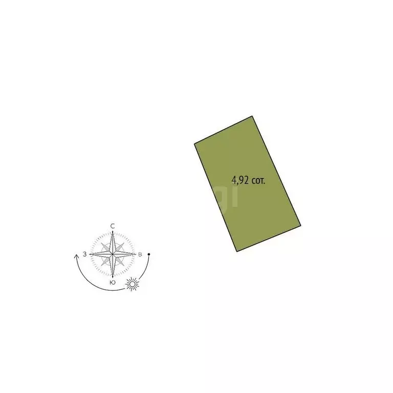 Участок в село Никольское, СТ Бродок (4.92 м) - Фото 1