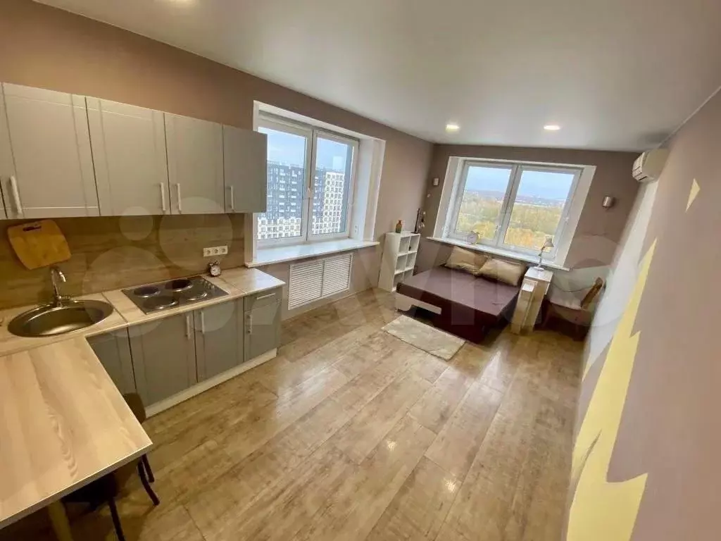 Квартира-студия, 27 м, 15/15 эт. - Фото 1