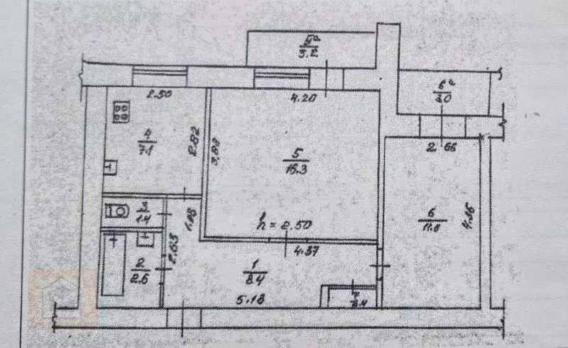 2-к кв. Крым, Евпатория ул. Имени 60-летия Октября, 22А (54.0 м) - Фото 1