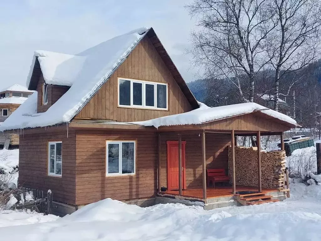 Дом в Алтай, Турочакский район, с. Иогач Набережная ул., 50 (65 м) - Фото 0