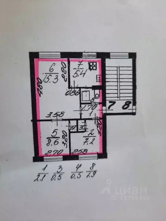 3-к кв. Санкт-Петербург Краснопутиловская ул., 55 (41.5 м) - Фото 1