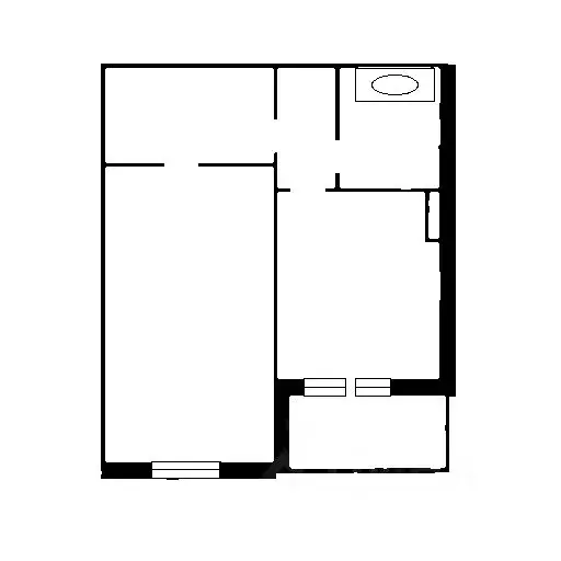 1-к кв. Башкортостан, Уфа Транспортная ул., 26/2 (37.1 м) - Фото 2